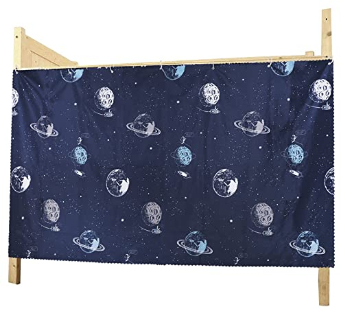 YJZQ Bettvorhang Vorhang Hochbett Schlafzelt Gardine Bettvorhang Classic Staubdicht Bett Zelt Vorhang Tuch Kinderbett Etagenbett Studentenwohnmein Kinderzimmer 1pcs 1.2m(H)