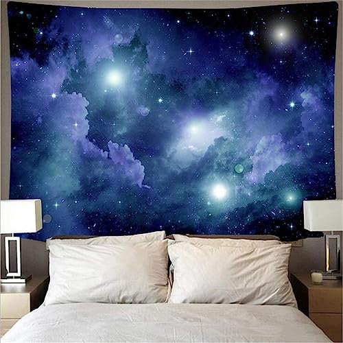 MEKPAM Wandteppich Nachthimmel Raum Sternenhimmel Hintergrund Tuch Zum Aufhängen Tuch Wandteppich Strandtuch Wandbild 230x180cm