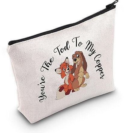 Cartoon Fox and Hound Gift You're The Tod to My Kupfer Kosmetiktasche Freundschaft Geschenk, To My Copper UK, big, Harry's Girl Tasche UK