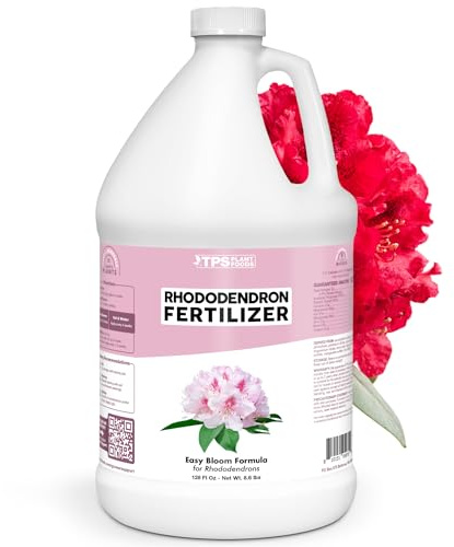 Rhododendron Fertilizer – Liquid Plant Food for More Blooms, Rich Green Leaves & Stronger Root Development, 1 Gallon