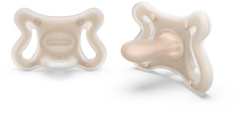 Suavinex, Pack 2 Sucettes Nouveau-né Zero Zero, Tétine SX Pro, Bébés 0/6 Mois, Hypoallergénique, Adapté Peaux Sensibles, Silicone, Respecte Développement Bucco-dentaire, Compatible Allaitement, Light