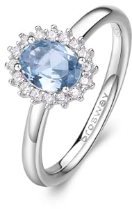 Brosway Anello Donna in Argento | Anello Con Cloud Light Blue | Collezione Fancy - FCL74D