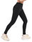 Aiseyi Sportleggins Kinder Mädchen Komfortable Sporthose Sport Leggings Lang Yoga Leggings für Jogging Training Sportunterricht Schwarz 150