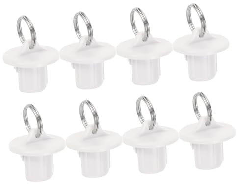 jojofuny 8pcs Roller Blind Bungee Cord Buckle Replacement End Caps Plastic for Roller Shades Windproof and Easy to Install