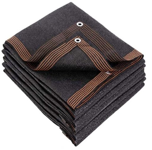 Voile D'Ombrage Rectangulaire 2x4 Toile Ombrage 4x3 ImperméAble Toile Pergola Garden Tissu D'Ombre Filet Dombrage Noir,6x8m