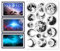 CHGCRAFT Transparente Stempel Realistische Mondphase Silikon Transparenter Stempel Silikonstempel Siegel Für DIY Scrapbooking Journaling Fotoalbum Dekorativ