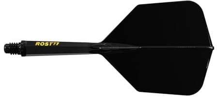 CUESOUL ROST 77 Integrierter Dartschaft und Flight, Big Wing Shape, 3er-Set (Serie in Vollfarbe)