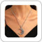 Yienate Gothic Luna Collana Girocollo Argento Vintage Mezzaluna Rosa Ciondolo Collana Minimalista Punk Fascino Luna Collana Bigiotteria Per Le Donne