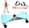Twist Waist Disc Board mit Widerstandsbänder und Massage Fußsohle, Multifunktions Taillentwister Balance Board Sportgeräte Zuhause Balancierbrett(Blau)