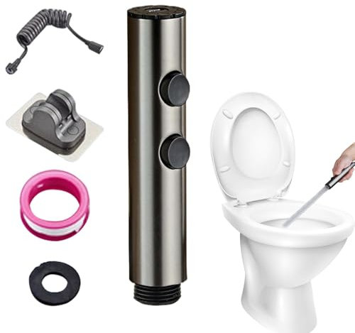 Pulvérisateur de bidet de WC, accessoire de pulvérisateur de toilette | Pulvérisateur de bidet, douche de toilette, pulvérisateur d'eau,Ensemble de pulvérisateur de bidet avec contrôle de pression