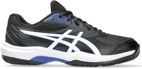 ASICS Jungen Gel-Game 10 Gs Sneaker, Black White, 37.5 EU