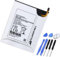 3,8 V 19 Wh 5000 mAh EB-BT561ABE Replacement Battery Compatible for Samsung Galaxy Tablet Tab E T820 T825 T560 SM-T560 T565 T561 with Tools