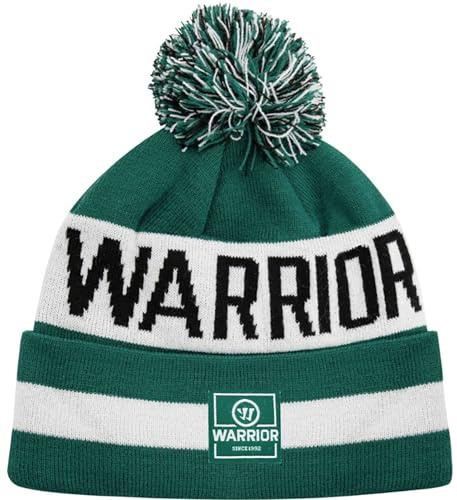 Warrior Team Toque Strick- Bommelmütze Senior OneSize Grün