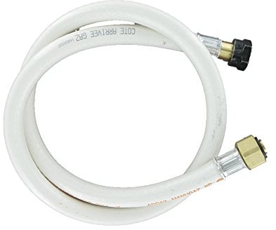 COMAP Flexible de gaz butane/propane caoutchouc - Tuyau de 2,00m - Validité 10 ans - Raccordement à visser - S651086
