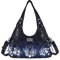 Angel Kiss damen handtaschen multitasche funktionsgeldbeutel/groß capcity handtaschen/geldbörsen 15,4 * 4,7 * 12,2 tiefes blau