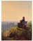 JUNIWORDS Poster, Franz Carl Spitzweg, Friedlicher Abend, 40 x 52 cm