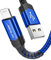 JSAUX - Cargador para iPhone 1,2 m [certificado MFi C89] duradero cable para iPhone 11, XS Max XS XR, X 8/8Plus, 7/7Plus, 6s/6sPlus, 6/6Plus,ipad-Bleu