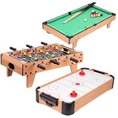 LCRACK Multifunktions-Combo-Tisch, Kinder Familie Drinnen Draußen Robust Spaß Tragbar Party Sport Zubehör (Farbe : E)