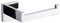 TASTOS Polished Chrome Toilet Paper Holder SUS304 Stainless Steel, Modern Square Half Open Bathroom 5 inch TP Holder Wall Mount Rustfree Tissue Roll Dispenser for Washroom Kitchen