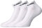 FZ Forza Comfort Short Badminton Socks - 3 Pair (White)