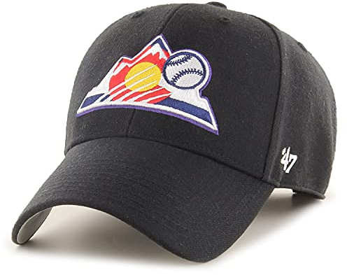 '47 Colorado Rockies MLB Most Value P. Schwarz Verstellbare Cap One-Size