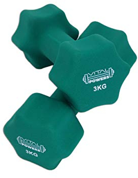 Best Germany Kurzhanteln Vinyl Hantelset Gewichte Fitness Aerobic 2er Set 6 kg