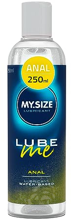 MY.SIZE Lube Me Premium Gleitgel Anal 250 ml I Gleitmittel extra viskos I Lubricant Gel für Toys & Latexkondome geeignet I water based