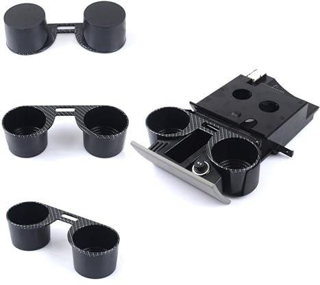 ROBUST Cup Holder Inserts Carbon Pattern Cup Holder For Volkswagen Transporter T5 T5.1 2003-2015