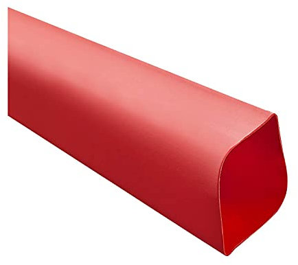 136525 Stex24 Schrumpfschlauch 2:1, Meterware, rot 50,8/25,4mm, 2 Zoll, WSM2 Schrumpftemperatur mind. 70°C, vollständig bei mind. 100°C - 1 Meter