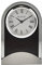 Widdop and Co W2912 Kaminsimsuhr aus Glas und Holz, Modern, Schwarz, 17.5 x 11.5 x 4 cm, Quarz, Tischplatte, Indoor, Silent Clock