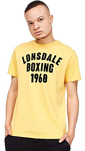 Lonsdale T-Shirt Herren XL Pitsligo | Herren Tshirt Normale Passform - Stylisch Männer T-Shirt, Trendiges T Shirt