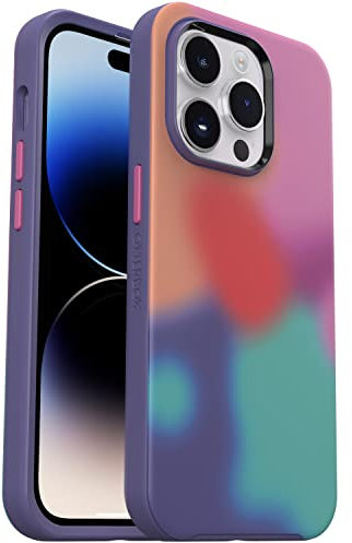 OtterBox Symmetry Series+ Graphics Antimikrobielle Schutzhülle mit MagSafe für iPhone 14 Pro (nur) – Euphoria (Batikfärbung)