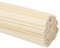 DOITEM Natürliche Extra Lange Bambus Holz Bastelstangen 50 Stück-20cm/8 Zoll-Starke Holzstangen für Bastelprojekte
