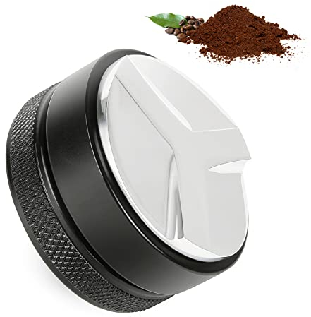 Coffee Distributor, Espresso Distribution Tool, Kaffeeverteiler Kaffeestampfer Einstellbarer Tiefenausgleichsverteiler - Kaffee Verteiler Barista Zubehör für Kaffee Siebträger Vor dem Tampen (53mm)