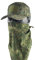Taov Herren-Baseballmütze, Russische Baseballmütze mit Armee-Dreieckstuch Taktische militärische Tarnmütze (Green Camo)