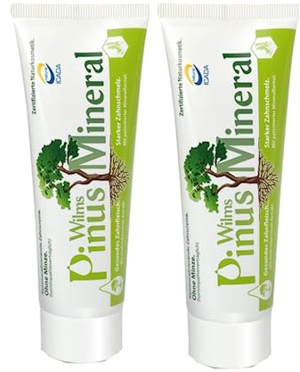 Pinus Mineral - Zahncreme ohne Minze - 2x75 ml