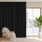 PONY DANCE Schlafzimmer Gardinen Blickdicht für Große Fenster 1er Set H 245 x B 200 cm Thermogardine gegen Hitze Abdunkelnde Vorhänge mit Kräuselband für Schiene Verdunkelungsvorhang