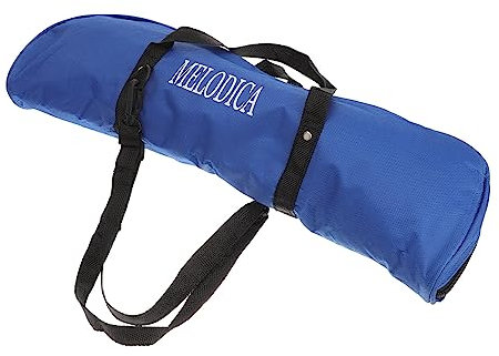 Vaguelly Tasten Melodica Tasche Blau Verdickter Wasserfester Aufbewahrungshalter Mit Reißverschluss Und Ergonomischem Griff Erweiterbare Tasche Für Musiker Und Konzertnutzung