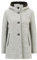 Gil Bret Damen Wolljacke mit Kapuze Light Grey Melange,38