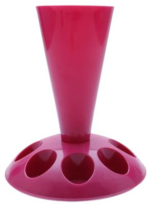 Tainrunse Pristine Condition Nozzle Holder Cleanable Pastry Bag Organizer Piping Bag Holder with Nozzle Organizer Cake Decorating Kit for Home Kitchen Rose Red