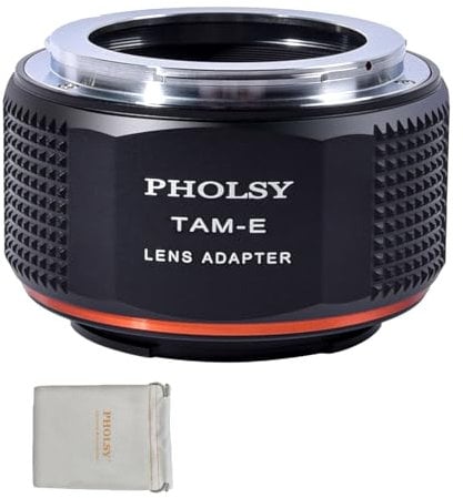 PHOLSY Lens Mount Adapter Manual Focus: Compatible with Tamron ADAPTALL-2 Lens to Sony E (NEX) Camera Body