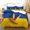 OJBKOBACC Blau-gelbe Flagge der Ukraine Mädchen Junge Kinder Bettwäschegarnitur 3D Gedruckter Bettbezug Set Bettwäsche Reissverschluss Und Kissenbezüge Weich Microfaser 3 Teilig Super King（260x220cm）