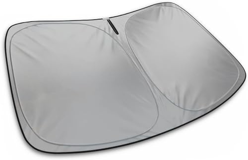 LFWCZS Parasol Delantero Coche para Renault Twizy,Plegable Sol Coche Parasol para Parabrisa Verano Bebe Protector Solar Coche Doble Capa Engrosada UPF80+ Material