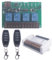 Interruttore telecomando relè wireless 110V 220V 4 canali, RF 433Mhz AC 90V-250V 4CH Apriscatole garage Ricevitore interruttore wireless 2 trasmettitori (4CH-2* Controller 433Mhz)