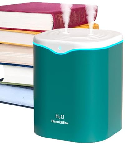 Humidificadores para dormitorio, humidificador de aire USB,Humidificador pequeño de 2 litros de capacidad para plantas - Pequeño para plantas, habitación, diseño de boquilla de pulverización de niebla