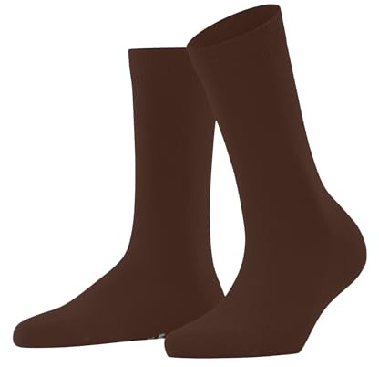 FALKE Damen Socken Family W So nachhaltige Baumwolle einfarbig 1 Paar, Braun Havana Club 5197, 35-38