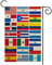 ZXvZYT Lateinamerika 21 Länder Gartenflagge (Lateinamerika 21 Länder Flagge B)