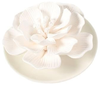 ARFUKA Diffuseur d'huiles essentielles, diffuseur d'aromathérapie, diffuseur en céramique, mini diffuseur d'arôme, fleur passif, idéal pour décorer à la maison, au bureau ou dans la voiture et offrir
