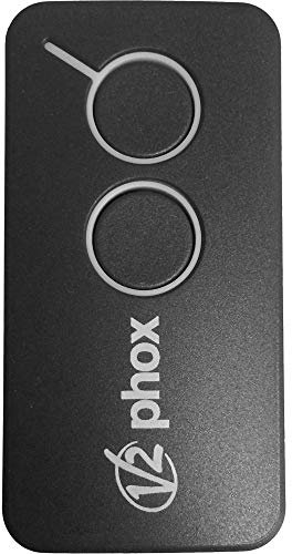 V2 PHOX Telecomando a 2 tasti | Controllo versatile per porte e cancelli | Programmazione automatica e codice di rotolamento