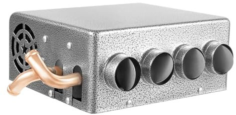 WDZCZDoo 12V Quad Heizgerät Auto Heizung mit Kupferrohren für PKW LKW Wohnmobile Entfrostung Entnebelung ﻿